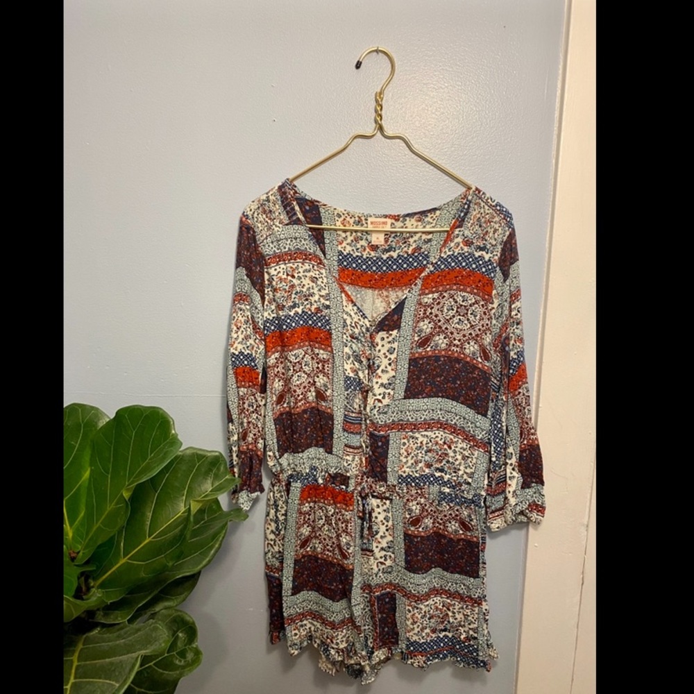 Boho Shorts Romper